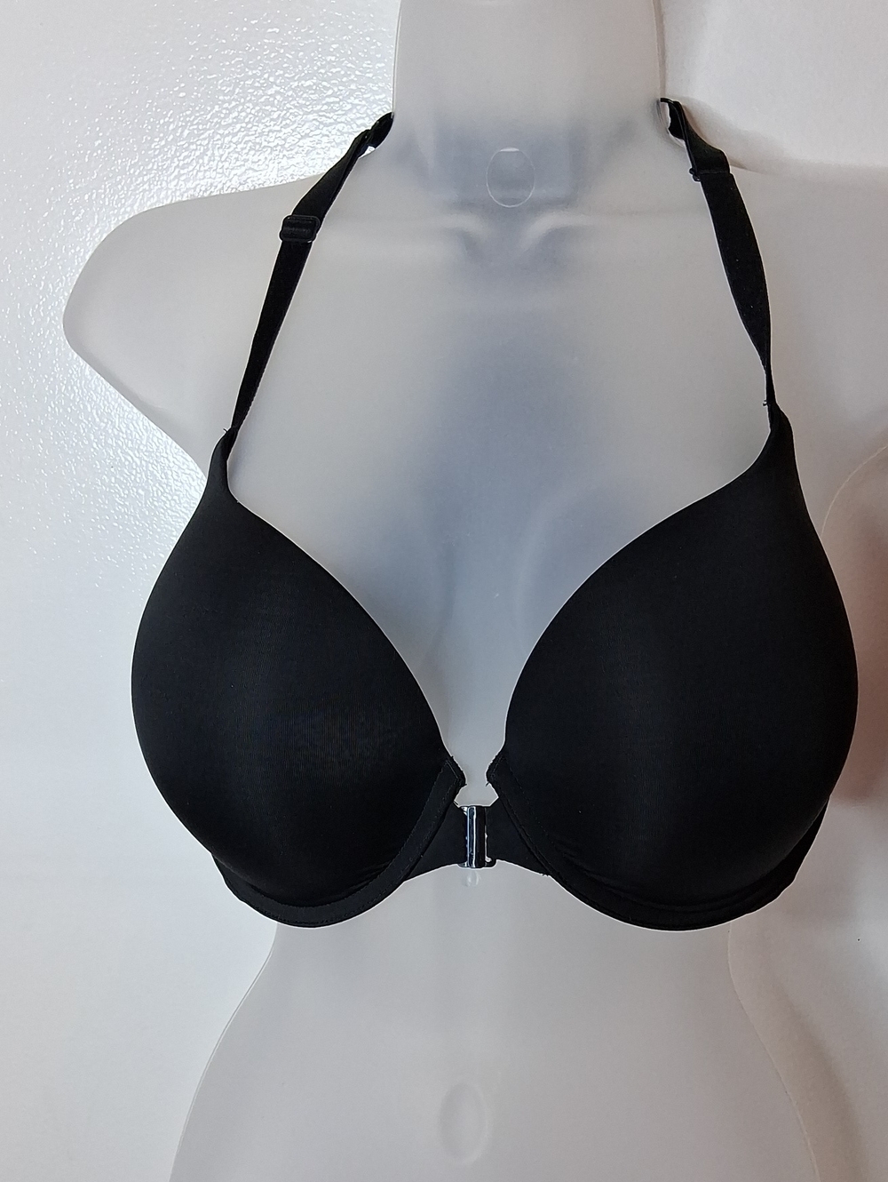 Victoria Secret Women's Size 38D Black Front-Close T-Shirt Bra -